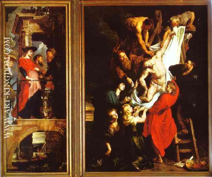 The Descent from the Cross Left