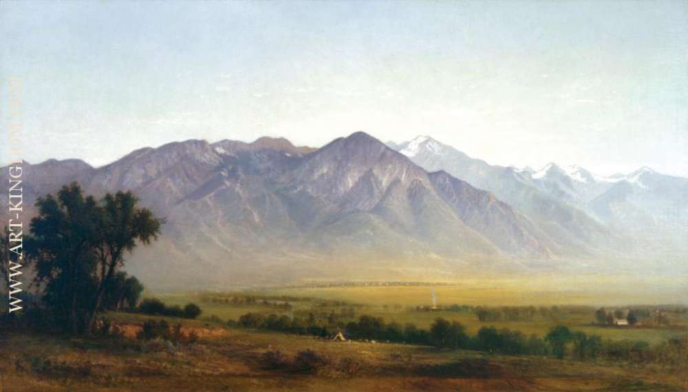 Indian Camp at the Base of the Wasatch Range 