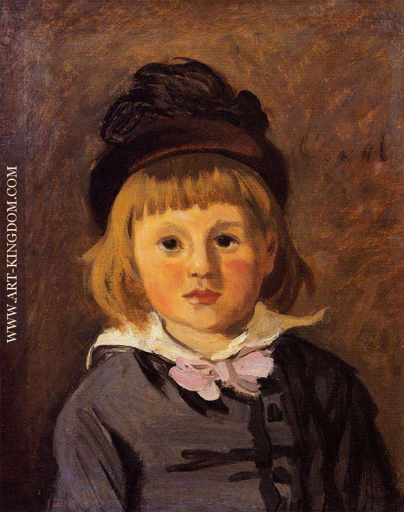 Portrait of Jean Monet Wearing a Hat with a Pompom