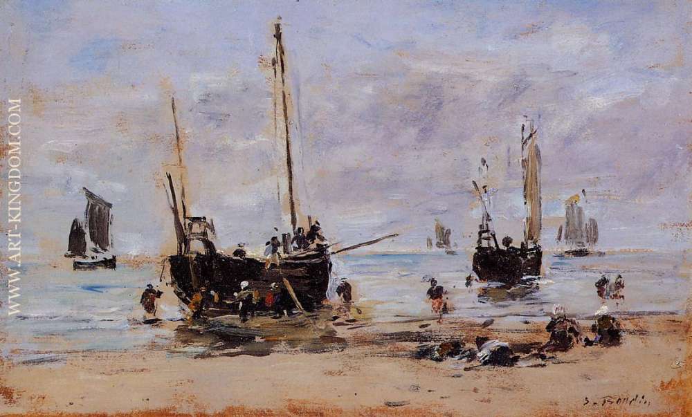 Berck Fishermen at Low Tide