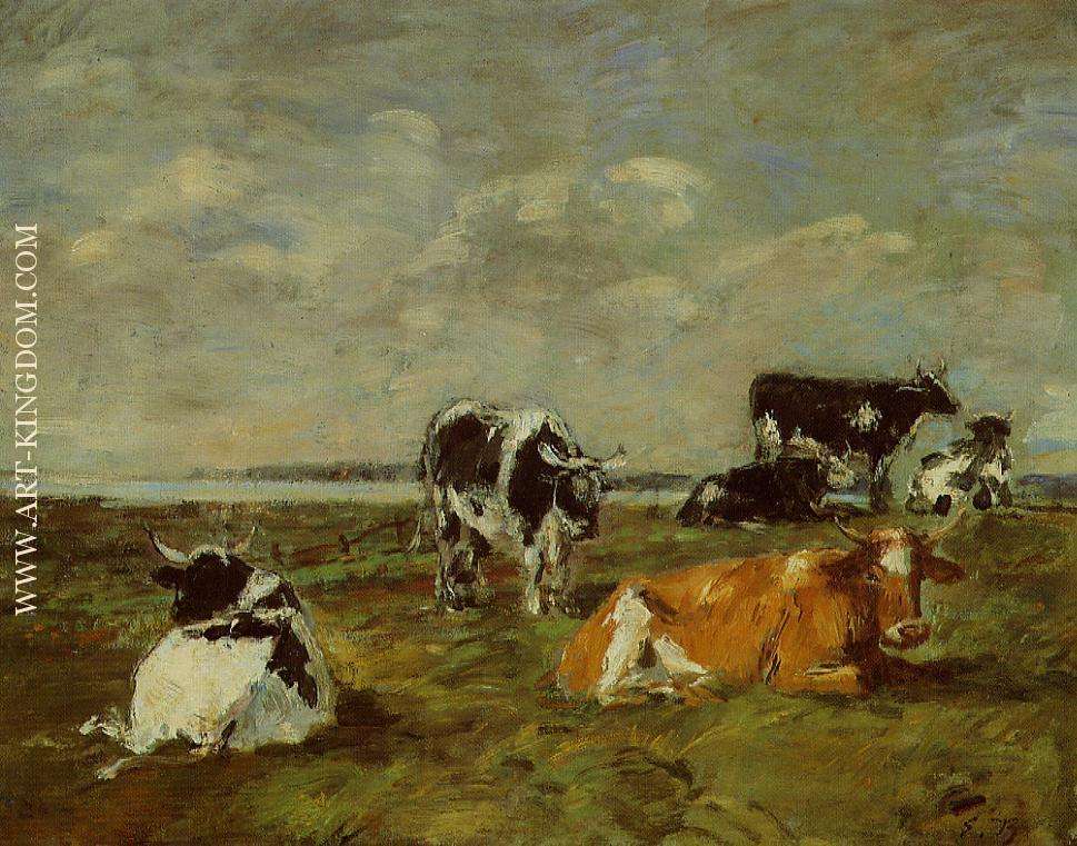 Cows near the Sea