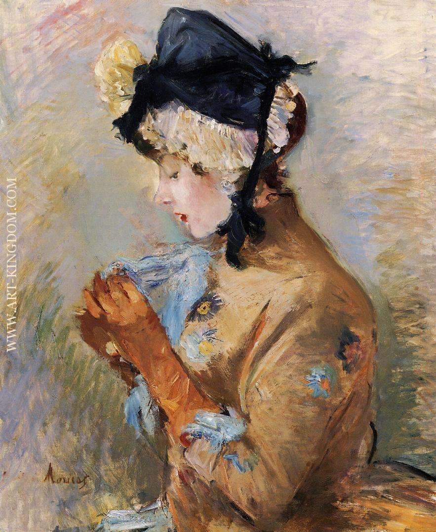 Woman Wearing Gloves The Parisienne 