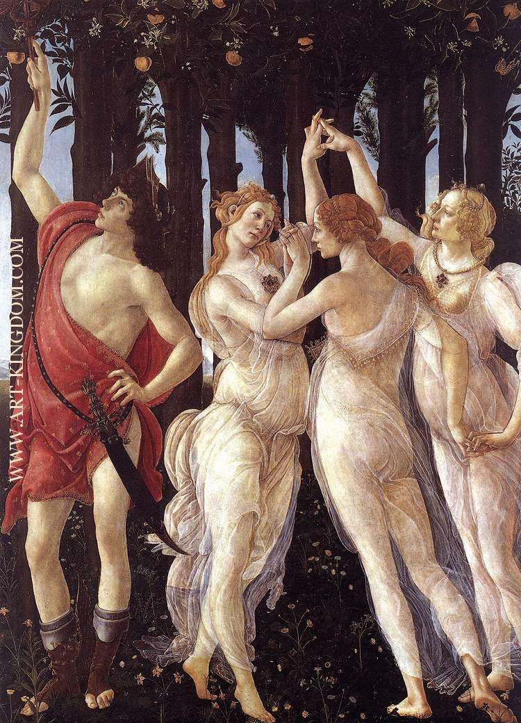 Sandro Botticelli The Spring detail 1 