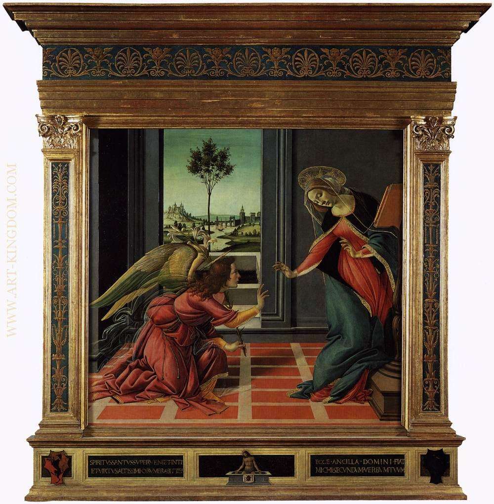 Cestello Annunciation in frame 