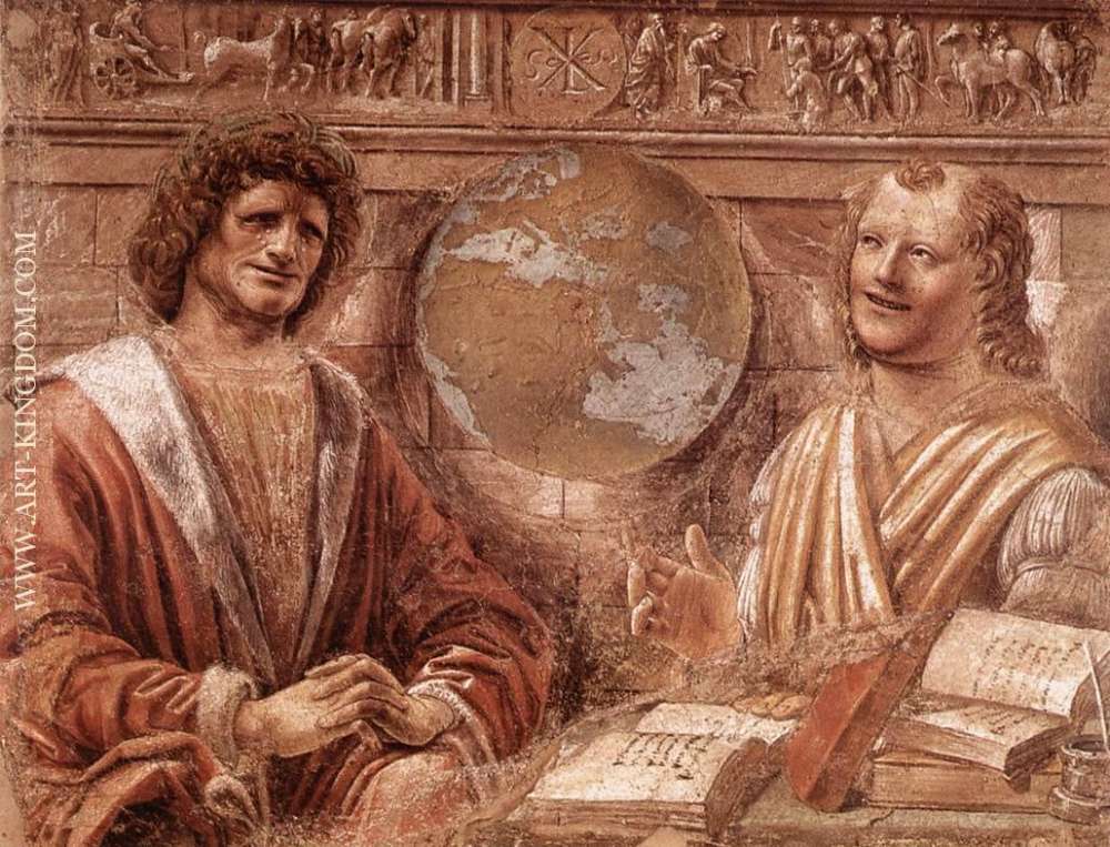 Heraclitus and Democritus