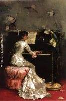 Young Woman at Piano