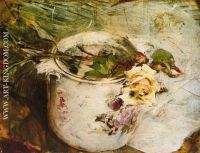 Rose in un vaso di Sassonia