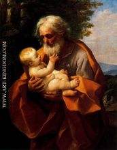 St Joseph with the infant Jesus