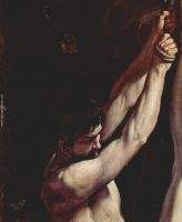 Crucifixion of St Peter Detail