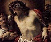 Christ Wearing the Crown of Thorns Supported by Angels