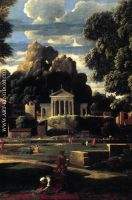 Landscape with the Gathering of the Ashes of Phocion detail