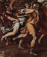 The Rape of the Sabine women detail