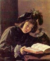 Boy reading