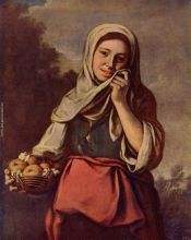 A Girl with Fruits