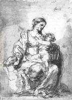 Virgin and Child study 