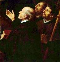 The Infant Jesus Distributing Bread to Pilgrims detail 