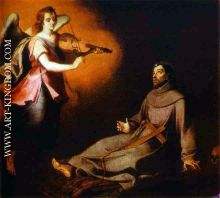 Vision to St Francis