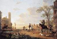 Landscape with Horse Trainers