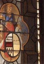A Lady and Two Gentlemen detail 1 