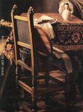 A Lady Drinking and a Gentleman detail 3
