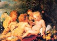 Christ and St John with Angels