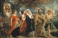 Copy After The Flight of Lot Rubens