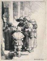 Beggars Receiving Alms at the Door of a House