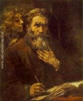 Rembrandt Evangelist Matthew
