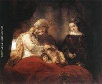 Jacob Blessing the Children of Joseph