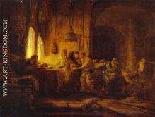 Rembrandt The Parable of the Laborers in the Vineyard