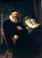 Rembrandt Le Predicateur Johannes Elison boston 1634