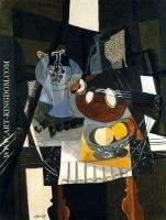 Still Life with Fruit Bowl Bottle and Mandolin