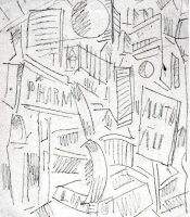 Dessin du front 1916 