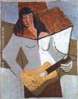 La Femme la guitare oeuvre inachev e 