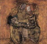 Mother with two children 