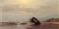 Shipwreck on a Sandy Beach