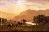 Figures in a Hudson River Landscape