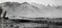 Indian Camp at the base of the Wasatch Range