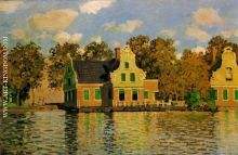 Houses on the Zaan River at Zaandam