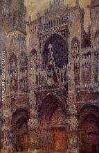Rouen Cathedral Grey Weather