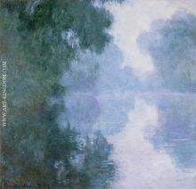 Arm of the Seine near Giverny in the Fog