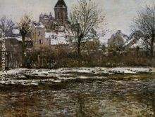 Church at Vetheuil Snow