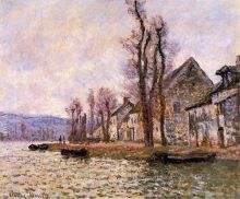 The Bend of the Seine at Lavacourt Winter