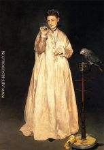 Young Lady with a Parrot