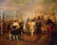Desembarco de Francisco I en el puerto de Valencia