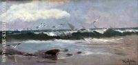 Mar con olas