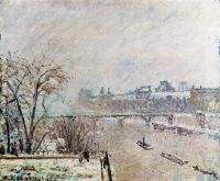 The Seine Viewed from the Pont Neuf Winter