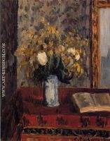 Vase of Flowers Tulips and Garnets