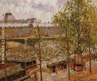 The Louvre Morning Sun Quai Malaquais