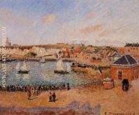 The Inner Harbor Dieppe Afternoon Sun Low Tide